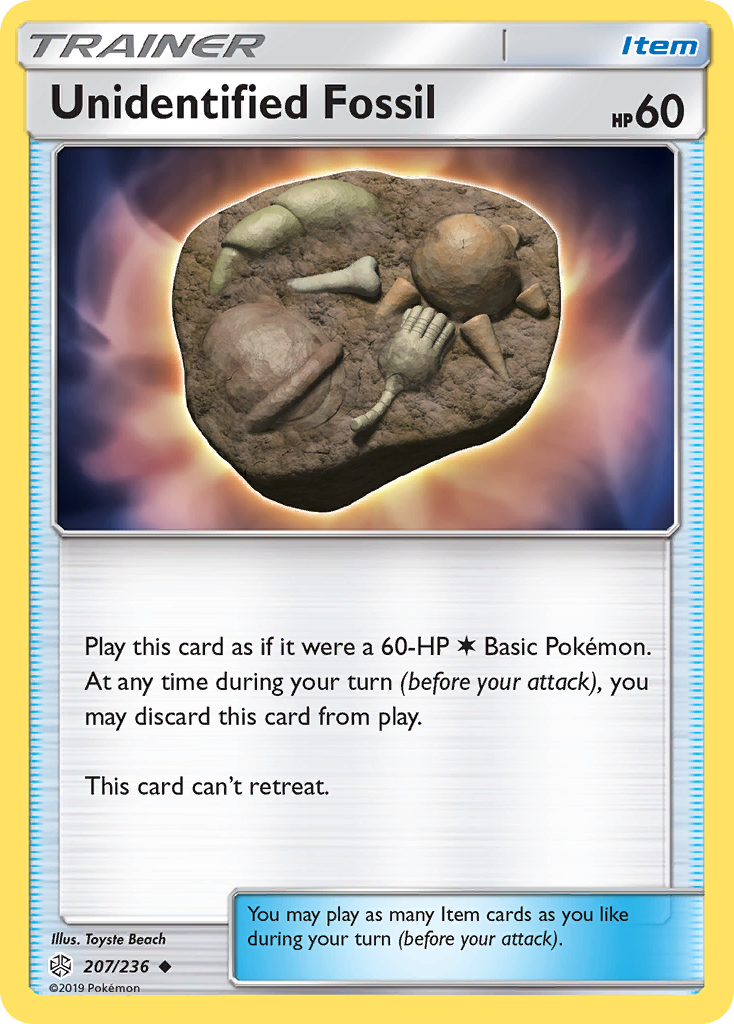 Unidentified Fossil (207/236) [Sun & Moon: Cosmic Eclipse] | North Game Den