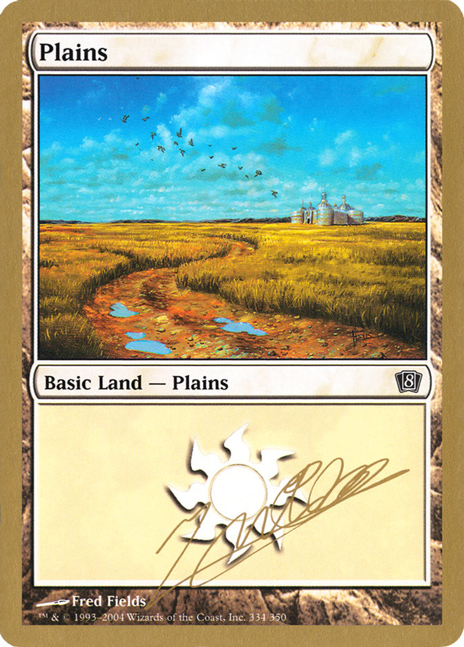 Plains (jn334) (Julien Nuijten) [World Championship Decks 2004] | North Game Den