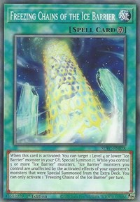 Freezing Chains of the Ice Barrier [SDFC-EN028] Common | North Game Den