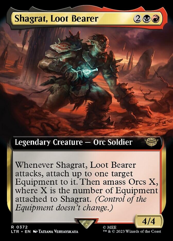 Shagrat, Loot Bearer (Extended Art) [The Lord of the Rings: Tales of Middle-Earth] | North Game Den