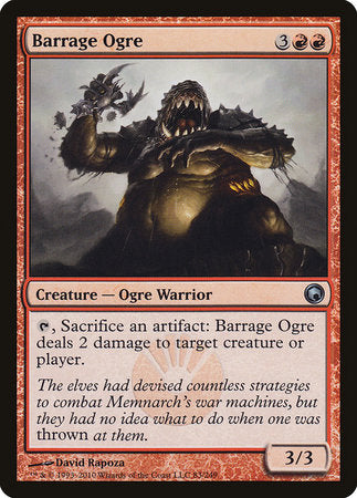 Barrage Ogre [Scars of Mirrodin] | North Game Den