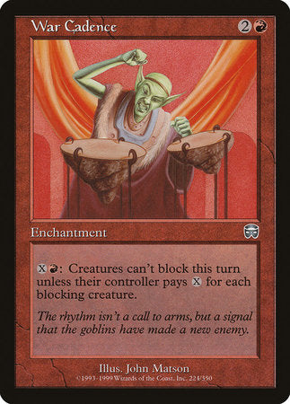 War Cadence [Mercadian Masques] | North Game Den