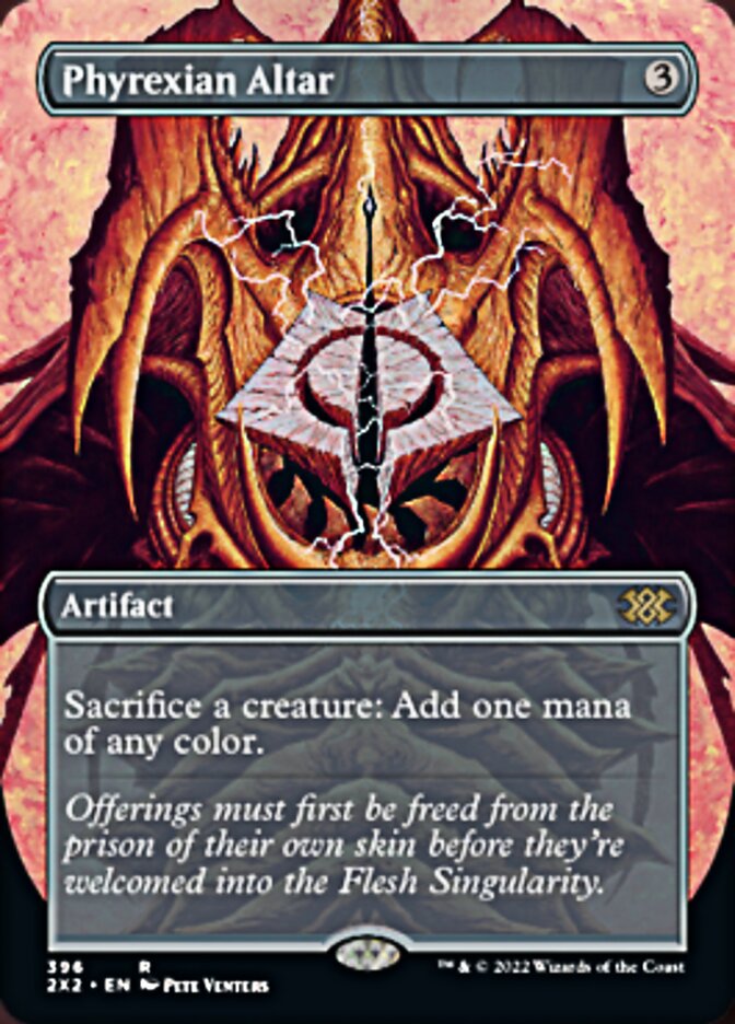 Phyrexian Altar (Borderless Alternate Art) [Double Masters 2022] | North Game Den