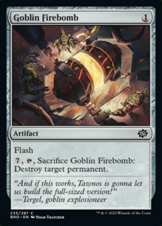 Goblin Firebomb [The Brothers' War] | North Game Den