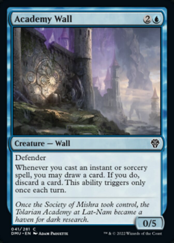 Academy Wall [Dominaria United] | North Game Den
