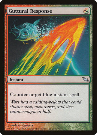 Guttural Response [Shadowmoor] | North Game Den