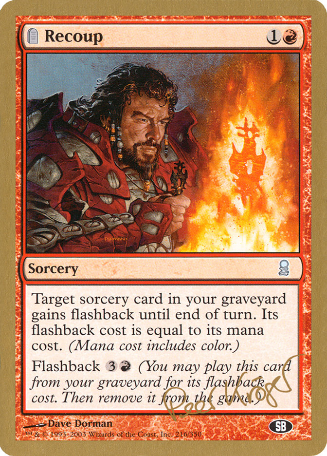 Recoup (Peer Kroger) (SB) [World Championship Decks 2003] | North Game Den