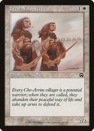 Fresh Volunteers [Mercadian Masques] | North Game Den