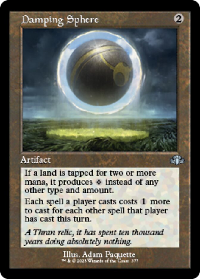 Damping Sphere (Retro) [Dominaria Remastered] | North Game Den