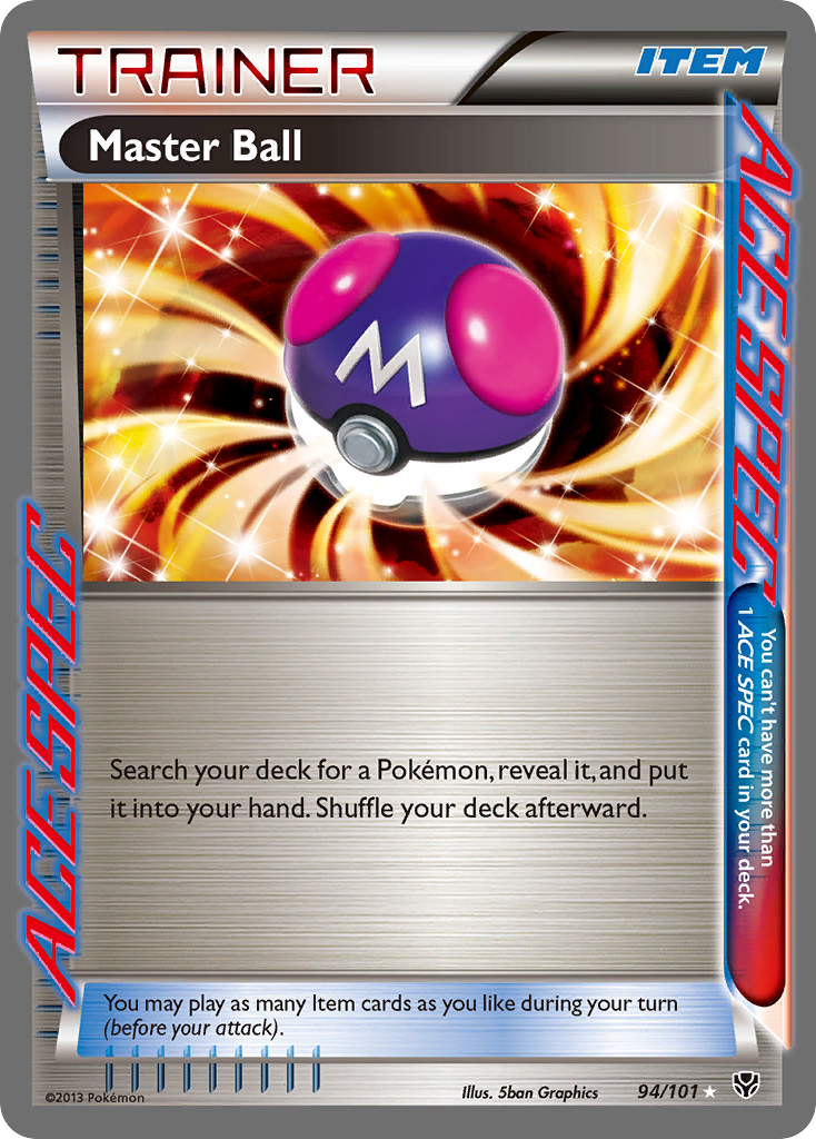 Master Ball (94/101) [Black & White: Plasma Blast] | North Game Den