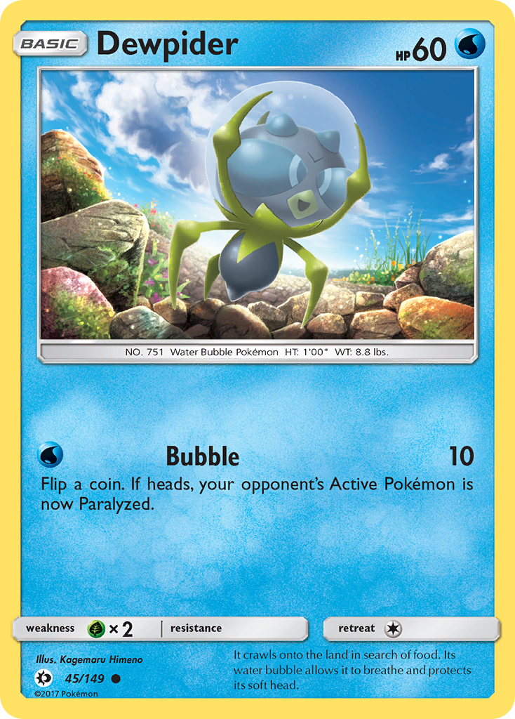 Dewpider (45/149) [Sun & Moon: Base Set] | North Game Den