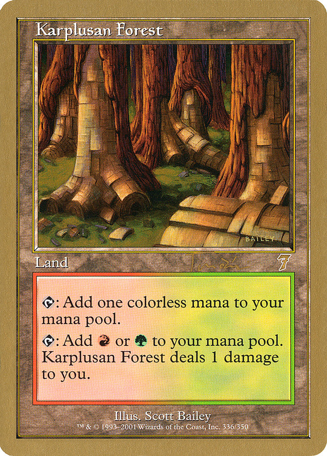 Karplusan Forest (Jan Tomcani) [World Championship Decks 2001] | North Game Den