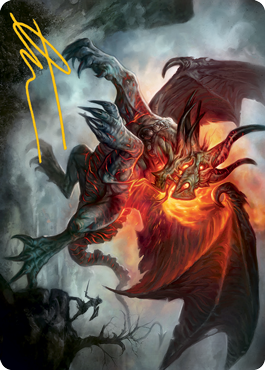 Piru, the Volatile Art Card (Gold-Stamped Signature) [Modern Horizons 2 Art Series] | North Game Den