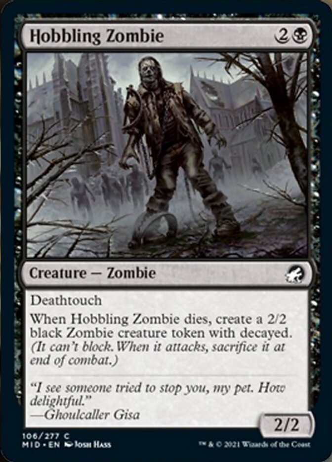 Hobbling Zombie [Innistrad: Midnight Hunt] | North Game Den