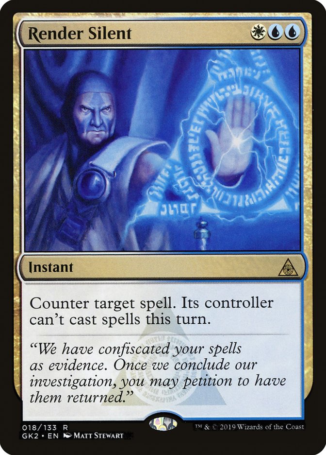 Render Silent [Ravnica Allegiance Guild Kit] | North Game Den