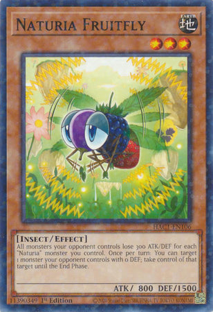 Naturia Fruitfly (Duel Terminal) [HAC1-EN106] Common | North Game Den