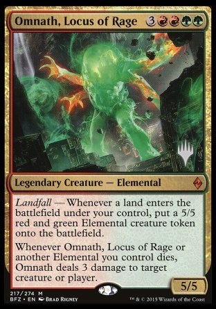 Omnath, Locus of Rage (Promo Pack) [Dungeons & Dragons: Adventures in the Forgotten Realms Promos] | North Game Den