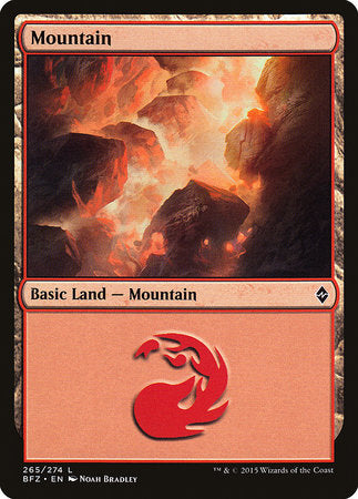Mountain (265) [Battle for Zendikar] | North Game Den