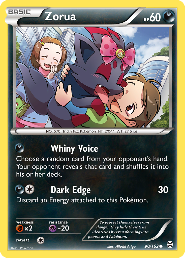 Zorua (90/162) [XY: BREAKthrough] | North Game Den