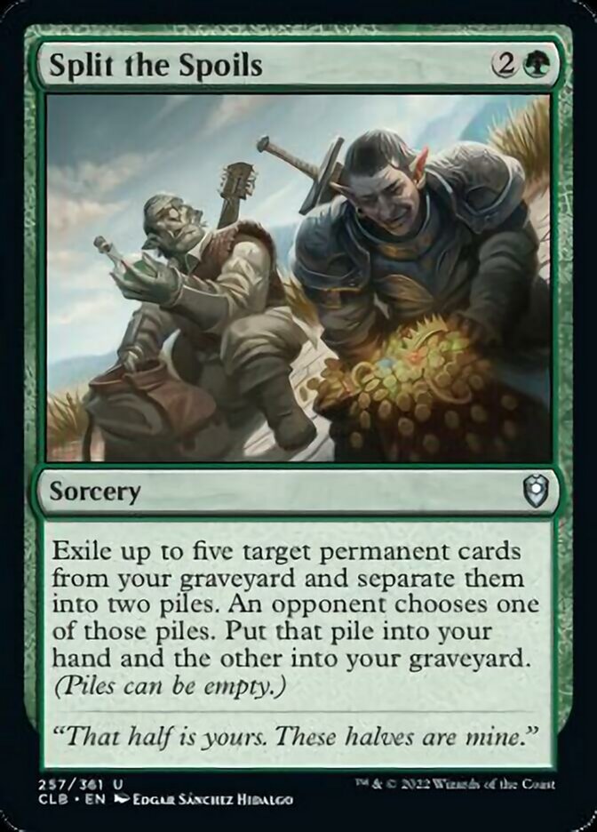 Split the Spoils [Commander Legends: Battle for Baldur's Gate] | North Game Den