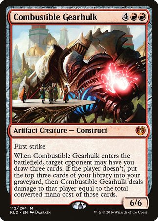 Combustible Gearhulk [Kaladesh] | North Game Den