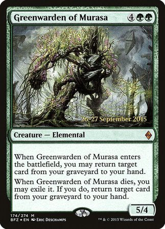 Greenwarden of Murasa [Battle for Zendikar Promos] | North Game Den