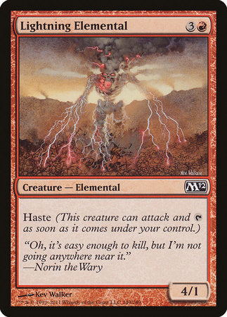 Lightning Elemental [Magic 2012] | North Game Den