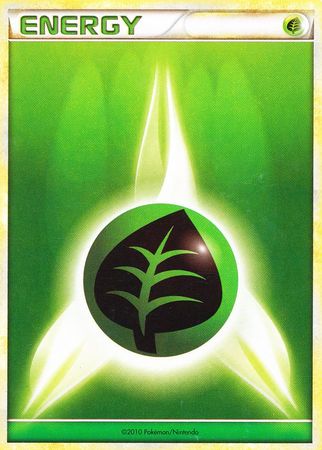 Grass Energy (2010 Unnumbered HGSS Style) [League & Championship Cards] | North Game Den