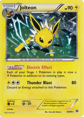 Jolteon (26/98) (Cosmos Holo) [XY: Ancient Origins] | North Game Den