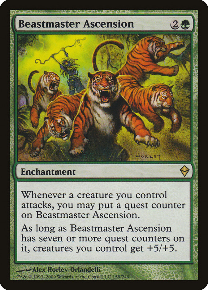 Beastmaster Ascension [Zendikar] | North Game Den