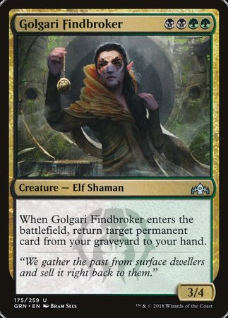 Golgari Findbroker [Guilds of Ravnica] | North Game Den