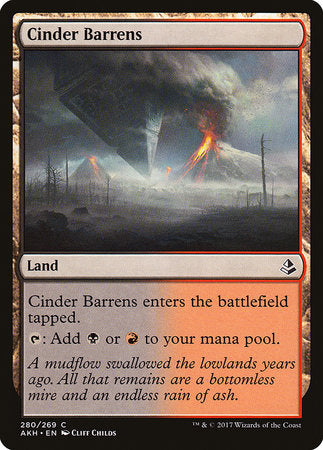 Cinder Barrens [Amonkhet] | North Game Den