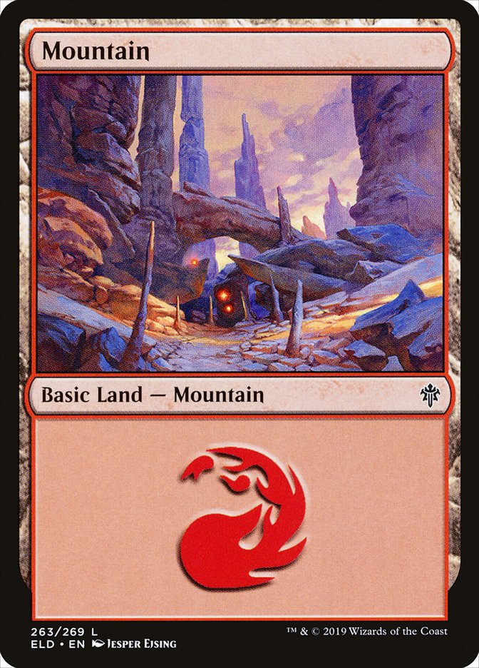 Mountain (263) [Throne of Eldraine] | North Game Den