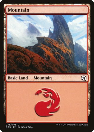 Mountain (76) [Duel Decks: Elves vs. Inventors] | North Game Den