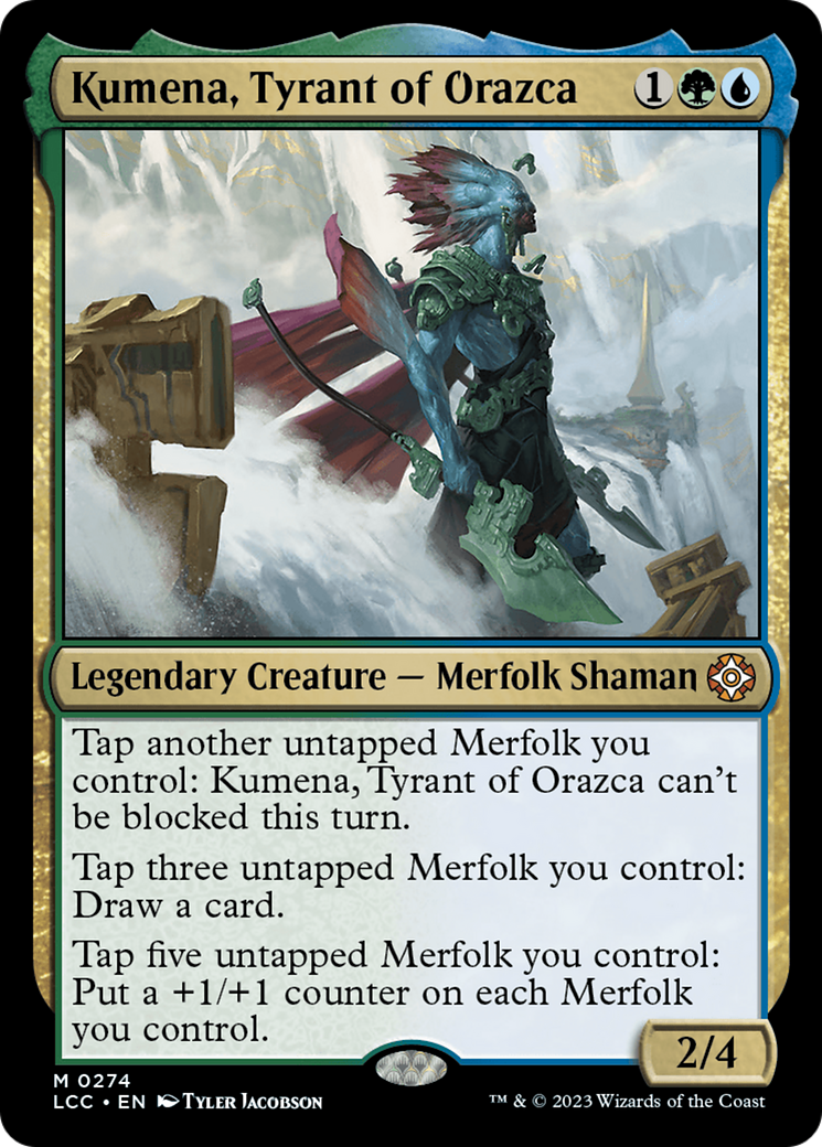 Kumena, Tyrant of Orazca [The Lost Caverns of Ixalan Commander] | North Game Den