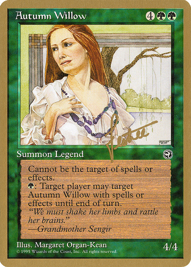 Autumn Willow (Bertrand Lestree) [Pro Tour Collector Set] | North Game Den