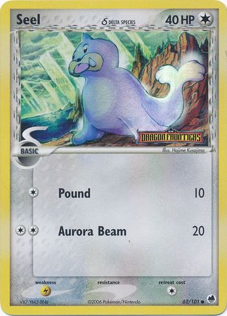 Seel (62/101) (Delta Species) (Stamped) [EX: Dragon Frontiers] | North Game Den