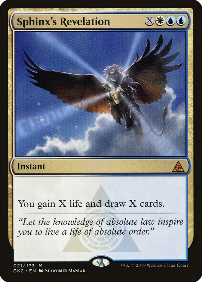 Sphinx's Revelation [Ravnica Allegiance Guild Kit] | North Game Den