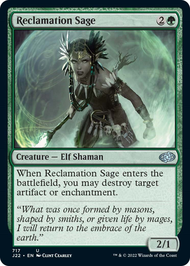 Reclamation Sage [Jumpstart 2022] | North Game Den
