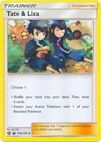 Tate & Liza (148a/168) (Alternate Art Promo) (Battle Arena Deck Exclusive) [Sun & Moon: Celestial Storm] | North Game Den