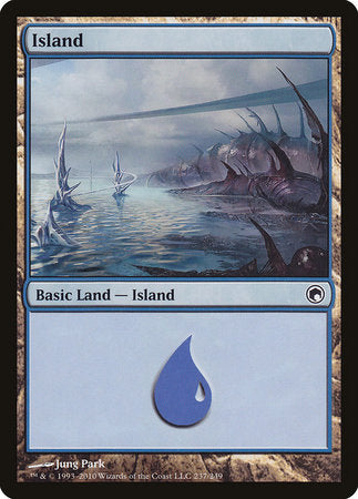 Island (237) [Scars of Mirrodin] | North Game Den