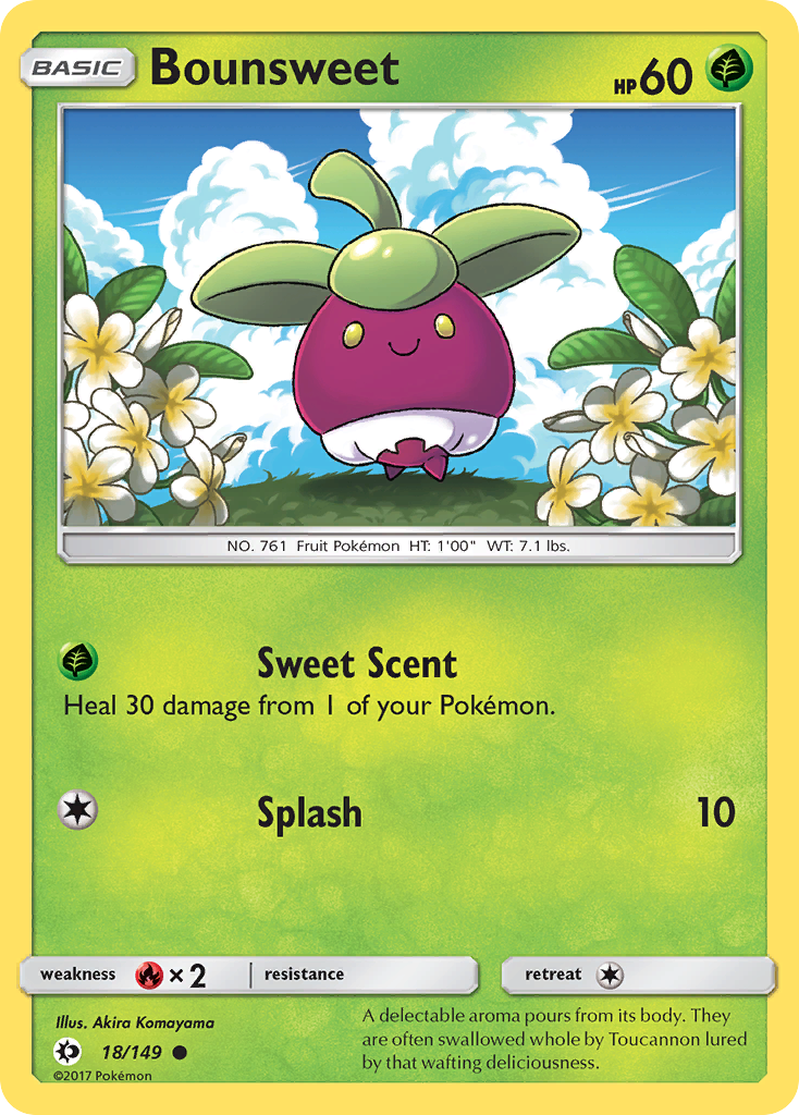 Bounsweet (18/149) [Sun & Moon: Base Set] | North Game Den