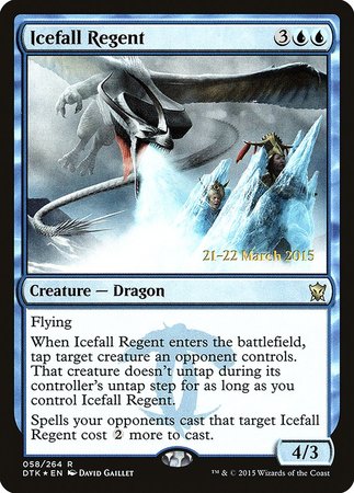 Icefall Regent [Dragons of Tarkir Promos] | North Game Den