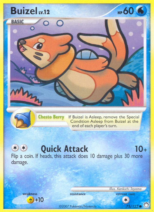 Buizel (75/123) [Diamond & Pearl: Mysterious Treasures] | North Game Den