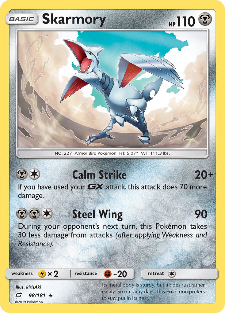 Skarmory (98/181) [Sun & Moon: Team Up] | North Game Den
