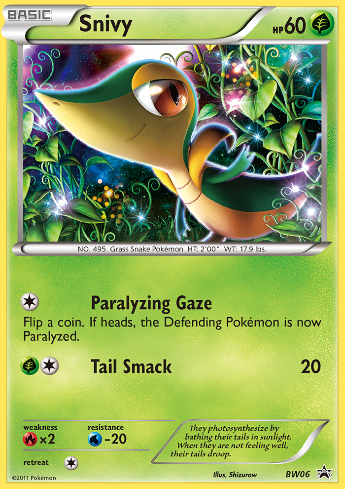 Snivy (BW06) [Black & White: Black Star Promos] | North Game Den