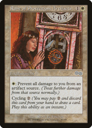 Rune of Protection: Artifacts [Urza's Saga] | North Game Den