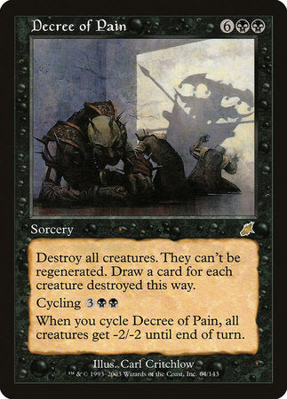 Decree of Pain [Scourge] | North Game Den