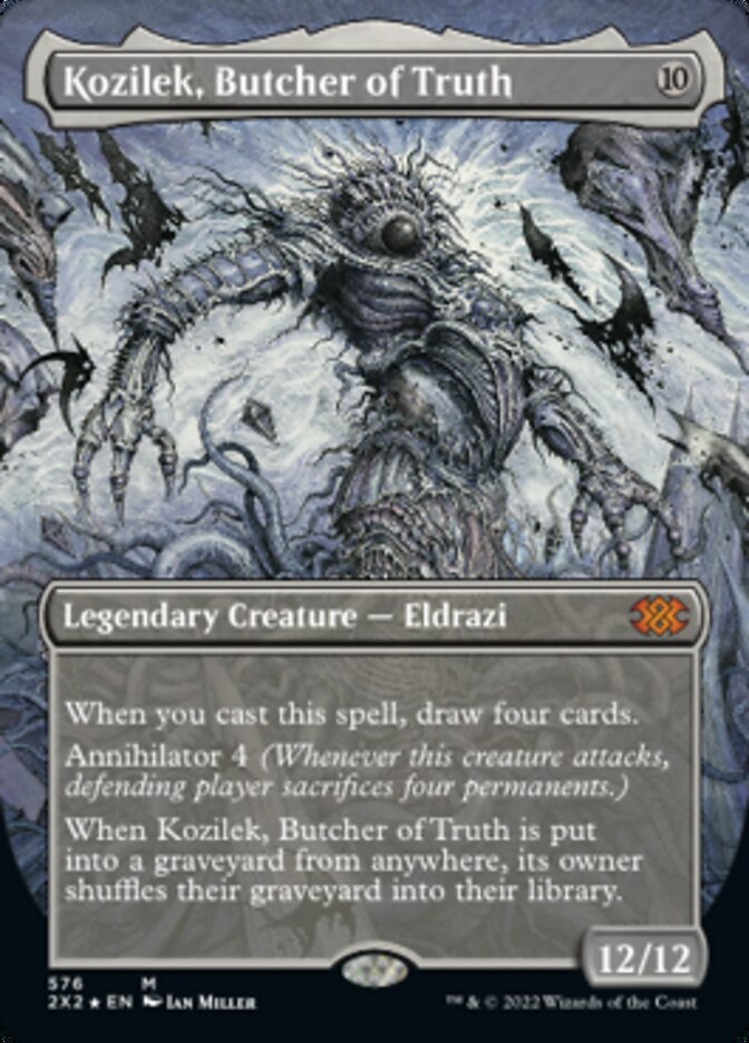 Kozilek, Butcher of Truth (Textured Foil) [Double Masters 2022] | North Game Den