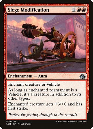 Siege Modification [Aether Revolt] | North Game Den